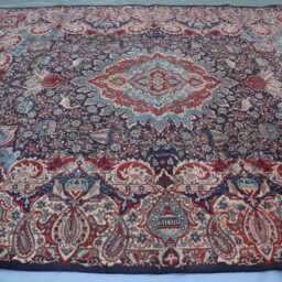 10x13 Large Pictorial Rug, Afghan Handmade Animal Art Oriental Navy Blue Area Birds Floral Decor Kids Room Rug Home Carpet - thumbnail 3
