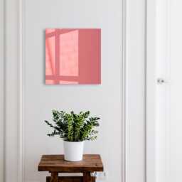 Salmon Color Wall Mounted Key Cabinet, Pink Industrial Box, Minimalist Backgrounds & Patterns - thumbnail 1