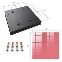 Salmon Color Wall Mounted Key Cabinet, Pink Industrial Box, Minimalist Backgrounds & Patterns - thumbnail 4