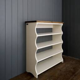 Large Display Unit With 4 Shelves, Shoe Rack For The Hallway Or Bookcase - thumbnail 1