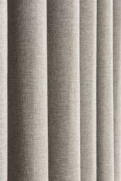 Total Blackout Linen Textured Curtain Multiple Color Options, Custom Size, Free Tieback, 1 Panel - thumbnail 1