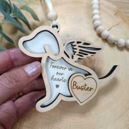 Dog Christmas Tree Ornament - Loss Of Memorial Pet Gift - thumbnail 3