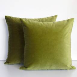 Moss Green Luxury Velvet Cushion Cover