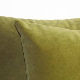 Moss Green Luxury Velvet Cushion Cover - thumbnail 3