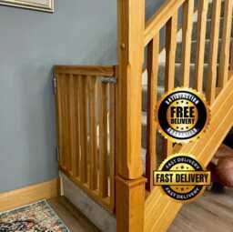 Solid Oak Stair Gate