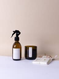 Aromatic Pack - White Linen Candle + Air Freshener Wardrobe - thumbnail 1