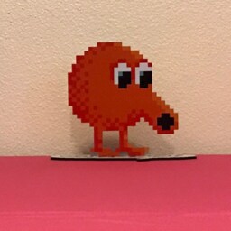 Qbert Sprite - Arcade Video Game Inspired - thumbnail 2