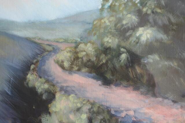 Original Oil Painting, Spring Countryside Landscape, Scotland, 10x14 - image 1