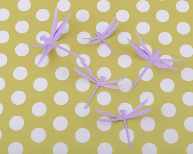 Dragonfly Wall Decor 3D Silhouettes For Home Decor, Nursery, Children's Room, Classroom, Lilac Purple - image 1