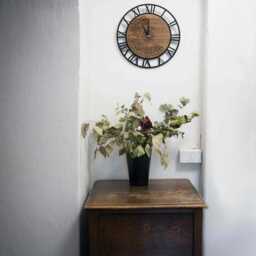 Wooden Wall Clock _ Mandala Woodwork Dedicated Gift Wood Engraved - thumbnail 2