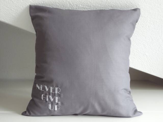 Personalised Pillow, Throw Pillow Cover, Words Pillow, Motivational Cushion, Couch Pillows, Decorative Pillowcase - image 1