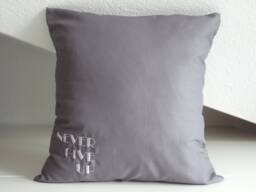 Personalised Pillow, Throw Pillow Cover, Words Pillow, Motivational Cushion, Couch Pillows, Decorative Pillowcase - thumbnail 1