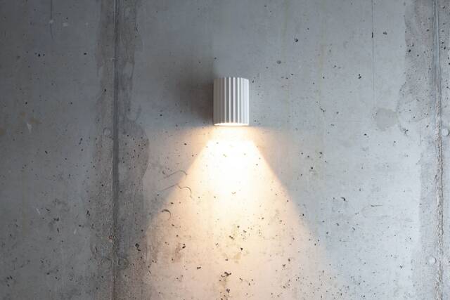 Handmade Plaster Wall Sconce Modern Minimalist Lighting - image 1