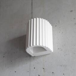 Handmade Plaster Wall Sconce Modern Minimalist Lighting - thumbnail 2