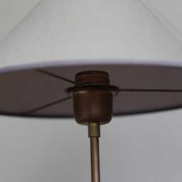 Terracotta Ceramic Table Lamp Minimalist Pottery Lighting - thumbnail 4