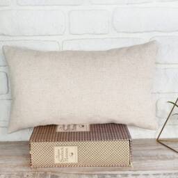 Geometric Faux Leather Pillow Cover Set Black, Beige & Camel - thumbnail 4