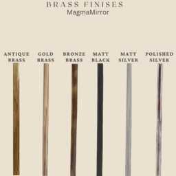 Modern Organic Brass Mirror - Custom Asymmetrical Irregular - thumbnail 4