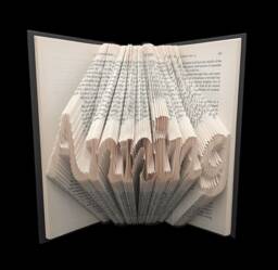 Mary Anning - Women Scientist Fossil Collector Paleontologist Family Name Unique Gift 6 Letter Words Folded-Book Art - thumbnail 1