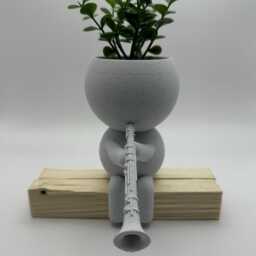 Wee Jimmy Bolton The Oboist Oboe Player Musician Succulent Plant Pot - Ships From Usa - thumbnail 3