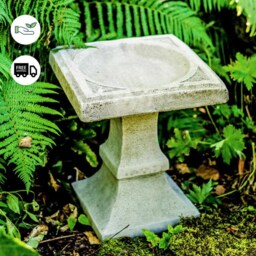 Hand Finished Concrete Birdbath - Traditional Garden Decor By Dgs Statues - thumbnail 2