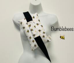 xl Bumblebees Seatbelt Pillow Extra Large Seat Belt Travel Gift Car Cushion Mastectomy Breast Cancer - thumbnail 1