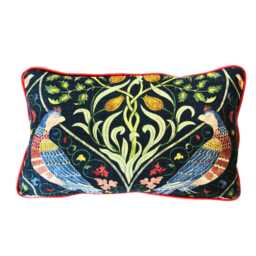 William Morris Seasons By May Cushion Cover Linen Pillow Cover 12 X 20 - thumbnail 1
