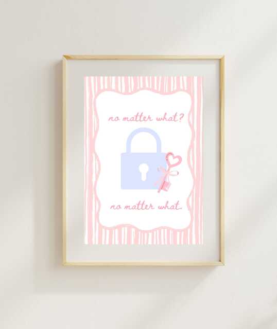 No Matter What Art Print - Tommen College Poster Sports Romance Kavanagh 13 - image 1