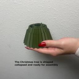 Nesting Christmas Tree Decor Modern Tabletop Centerpiece - thumbnail 4