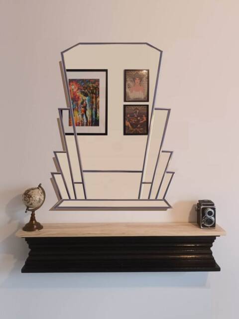 Exclusive Jpc Mirrors Art Deco Wall Mirror Made in The UK & Available Different Sizes Colours - image 1
