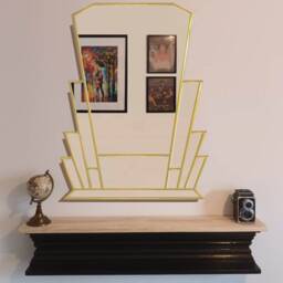 Exclusive Jpc Mirrors Art Deco Wall Mirror Made in The UK & Available Different Sizes Colours - thumbnail 3