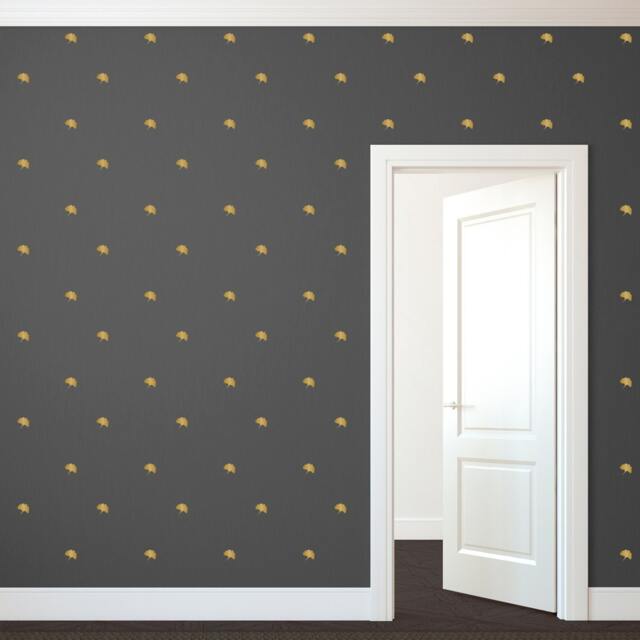 Ginkgo Leaf Pattern - Wall Decal Custom Vinyl Art Stickers - image 1