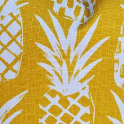 One Quality Outdoor Pillow Cover, Yellow Pineapple, Decorative Throw Pillow, Accent Tropical Case - thumbnail 2