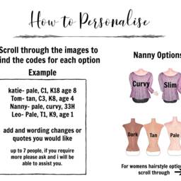 Personalised Gift For Nanny, Mother's Day, This Nanny Belongs To Print, Gifts Grandma, Nana, Birthday, From Grandkids/ Grandchildren - thumbnail 2