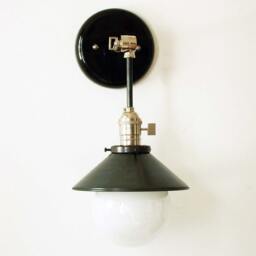 Modern Black Sconce Wall Light, Nickel Adjustable Fixture, Lamp, Chrome Bathroom Lighting, Vanity - thumbnail 4