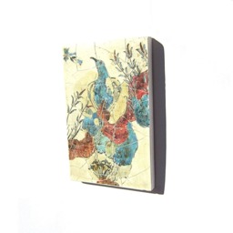 Minoan Blue Bird Fresco Painting From Crete Knossos Palace , Museum Copy For Gift Her - thumbnail 4