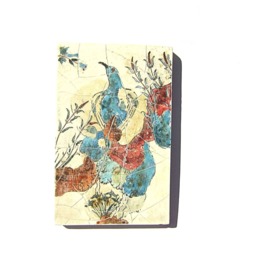 Minoan Blue Bird Fresco Painting From Crete Knossos Palace , Museum Copy For Gift Her - thumbnail 3