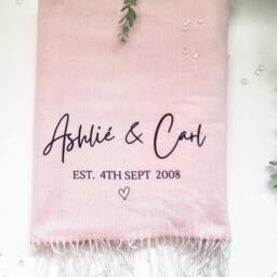 Personalised Blanket, Unique Gift For Her, House Warming Gift, Anniversarygift, Wedding Gift, Engagement Couples, Couple - thumbnail 3
