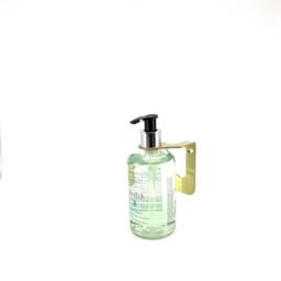 Brushed Brass Soap Dispenser Wall Bracket To Suit Baylis & Harding, Cien & Many More - thumbnail 4