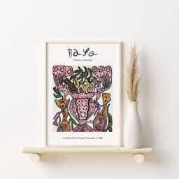 Baya Mahieddine Art Print Algerian Artist Exhibition Wall Decor - thumbnail 1