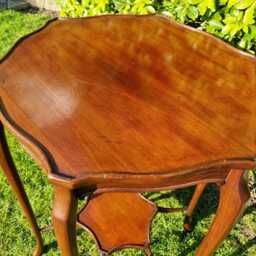 Edwardian Mahogany 6 Leg Shaped Occasional Table 18 - thumbnail 4