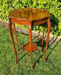 Edwardian Mahogany 6 Leg Shaped Occasional Table 18