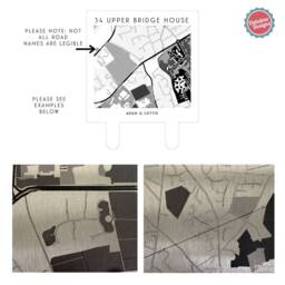 Personalised Map Location Couples Key Holder - thumbnail 3