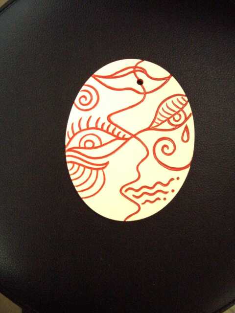 Reverb - Picasso Style Wall Art Ceramic Decor - image 1
