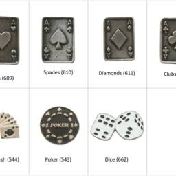 Playing Cards & Poker Flip Up Alarm Clock Portable Quartz Movement Hearts Spades Clubs Flush Birthday Gift Ac - thumbnail 2