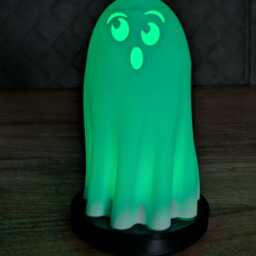 Ghost Halloween Lamp, Spooky Night Light - thumbnail 4