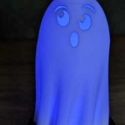 Ghost Halloween Lamp, Spooky Night Light - thumbnail 2