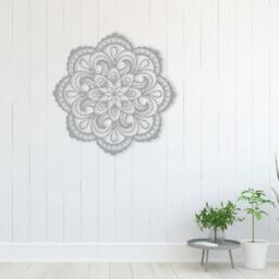 Mandala Sign Wall Decor, Home Metal Art, Unique Decoration, Trellis, & Living, Room - thumbnail 3