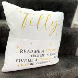 Personalised Cuddle Pocket Cushion - Story Time Nursery For Children - thumbnail 1