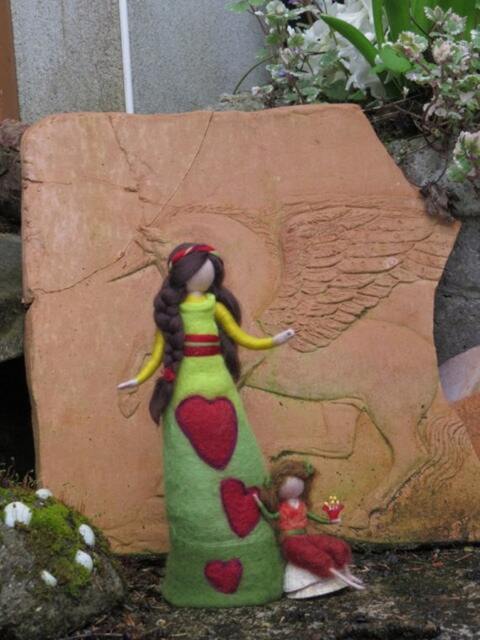 Tiannah & Lily-May , Felted Figures, Waldorf Inspired - image 1