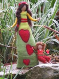 Tiannah & Lily-May , Felted Figures, Waldorf Inspired - thumbnail 2